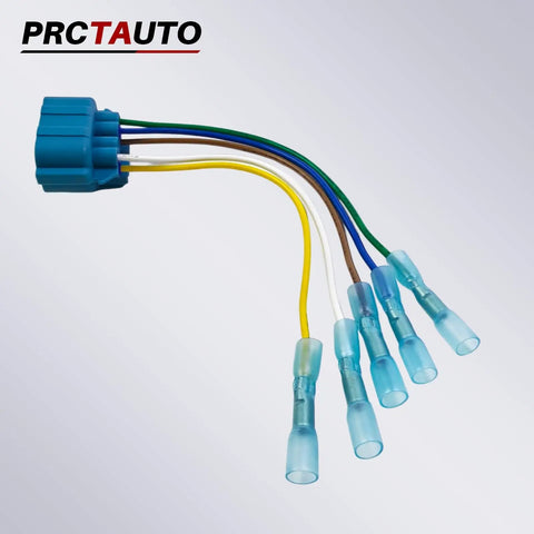 Heavy Duty Beefy Universal Truck Bed Wiring Harness Adapter with Female Connector and Bare Wire Ends for truck bed wiring.