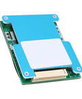 Rugged 13s Lithium Battery Protection Board With Smart Temperature Control And Real Time Cell Voltage Monitoring 50a Bms Pack Balancer rear view showing connection ports.