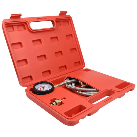 Exhaust Back Pressure Tester Kit For Diesel Engines With Gauges And Adapters, Diagnostic Tool For Trucks And SUVs Quick Connect Operation, 6 Foot