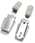 Stainless Steel 90 Degree Toggle Latch Set Heavy Duty Cabinet Box Door Hood Fasteners 2 Pack with 100 kg Load Capacity