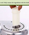 Push rod of Heavy Duty Commercial Citrus Juicer Machine 370W Electric High Speed Extractor 2800 RPM for easy ingredient processing.