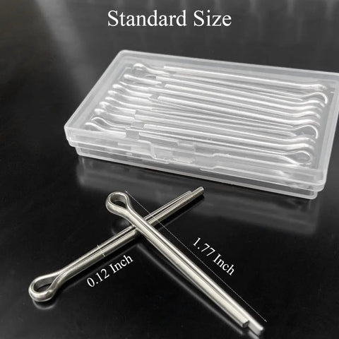 15 Pack Stainless Steel Marine Propeller Cotter Pins With Puller 304 Stainless Steel Wear Resistant And Rust Proof in a case