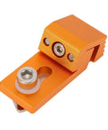 Cool Glomora 2Pcs Aluminum Tiger Claw Side Clamps For 3018 Pro Ultra CNC Machine close-up view of orange aluminum clamp detail.
