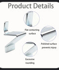 Real Deal Heavy Duty Shelf Clips Secure Standard Lockers And Metal Cabinets Forged From Tough Cold Rolled Steel with polished surface.