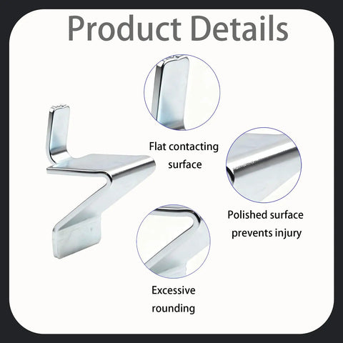 Real Deal Heavy Duty Shelf Clips Secure Standard Lockers And Metal Cabinets Forged From Tough Cold Rolled Steel with polished surface.