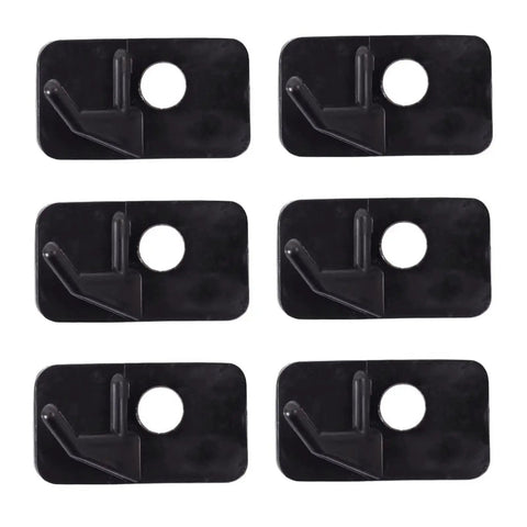 Six Pack Plastic Arrow Rest For Recurve Bow Black Self Adhesive Arrow Rest For Target Practice Hunting And Precision Shooting