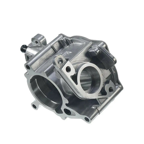 Premium Brake Vacuum Pump With Cycling Stabilizer For Audi A4 2009 To 2016 plug and play swap showing steel housing and ports.