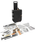 185 Piece GMTK Tool Kit With 1/4 Inch 3/8 Inch And 1/2 Inch Drive In Foam Trays And Heavy Duty Tool Carrier Military Grade IP67 TAA Compliant
