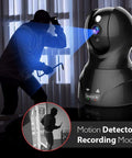 Indoor Wireless IP Camera With 1080P HD Video No Fuss Home Security Motion Detection Night Vision PTZ Pan Tilt Zoom Two Way Audio Remote Access