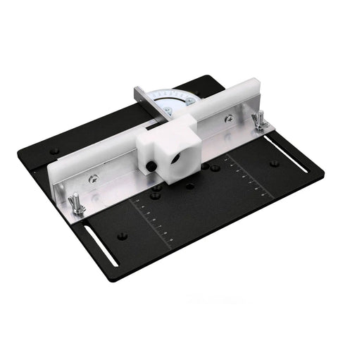Heavy Duty Aluminum Router Flip Board With No Fuss Quick Swap Setup Precision Woodworking Insert Plate For Router Lift Systems, detailed view.