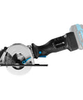 No Nonsense 18V Brushless Cordless Circular Saw With 120 Mm Blade for precise metal and plasterboard cuts, featuring a durable design.