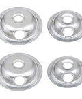 Chrome Drip Pans And Burner Element Replacement Kit For Frigidaire Kenmore Electric Range Includes 2 Small Drip Pans