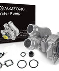 Electric Engine Water Pump Assembly For Audi And VW 2.0L Cars 2008 2016 with parts and packaging visible