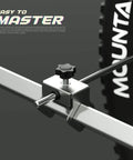 Close-up of Derailleur Hanger Alignment Gauge Tool for Bikes with 20 to 29 Inch Wheels in Pro Grade Stainless Steel 304