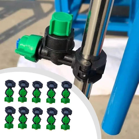 Pro Grade 10 Pack Tractor Sprayer Nozzles For 21 22mm Steel Pipes Ideal Farm Sprayer Kit With 9 8mm Orifice Delivers Fine Droplets