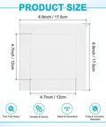 Five X Five Inch Self Adhesive Drywall Access Panel Smooth Peel And Stick Finish dimensions 6.9 x 6.9 inches square white cover