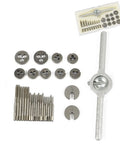 Must-Have 31-Piece Heavy Duty Alloy Steel Tap And Die Set With Wrench For Precision Metal Threading Repairs Perfect For Auto Mechanics, DIY Gurus On The Go Featuring Compact Portable Case Ready To Rock Any Job Site Fast. alloy steel tap and die set with wrench, dies, taps, and case