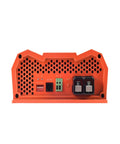 Heavy Duty Dc To Dc Dual Battery Charger 60Amp 720Watt Plug And Play Smart Converter rear view with connections and vents.