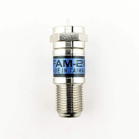 20dB Fixed Mini-Type Attenuator Pad For RF Gear And Lab Use, Slim Silver Finish For Precise Signal Tuning And Calibration, FAM-20