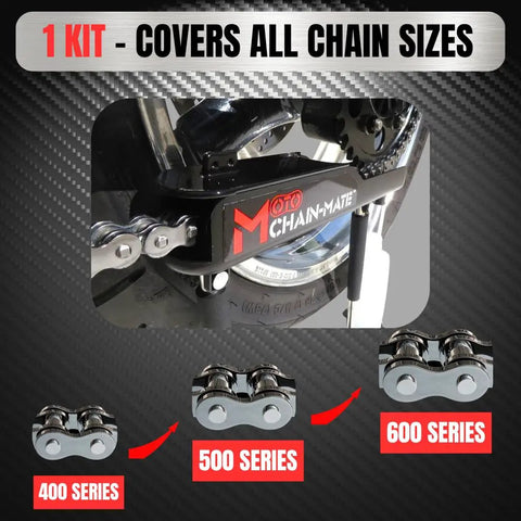 Bike Chain Cleaning And Lubrication Kit With Adjustable Telescopic Rods, compatible with 400, 500, 600 series chains