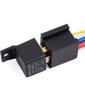 Five Pack 12V 80A Heavy Duty SPDT Car Relays With Harness Socket Kit Five Pin Normally Open On Off Automotive Relay JD29121Z12VDC
