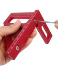 Hand adjusting 3D Multi Angle Measuring Ruler For Woodworking And Carpentry, 45 And 90 Degree Aluminum Alloy Square Protractor