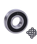 Tough As Nails Deep Groove Ball Bearings 6305 2RS 62X25X17Mm Double Sealed Chrome Steel Precision Bushings with ten units.