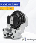 Heavy Duty Engine And Motor Transmission Mount Replacement For 2007 To 2014 Ford Edge 35l V6 with sturdy black rubber and aluminum design.