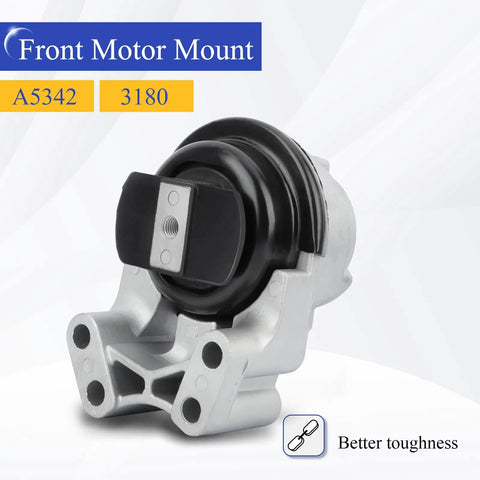 Heavy Duty Engine And Motor Transmission Mount Replacement For 2007 To 2014 Ford Edge 35l V6 with sturdy black rubber and aluminum design.
