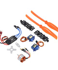 Pro Grade RC Aircraft Accessories Kit With A2212 1400KV Brushless Motor, 30A ESC, SG90 Micro Servo, 8060 Propeller Set