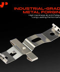 High Performance Front Disc Brake Hardware Kit For Mercedes Benz C63 E63 GLE63 ML63 AMG S And Maybach Models From 2008 To 2021 Fits Heavy Duty Racing Needs Without Ceramic Brakes Included, 4-pin steel forging
