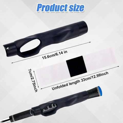 Golf Grip Trainer Attachment And Swing Correcting Arm Band For Righties And Lefties A Handy Training Aid product size image