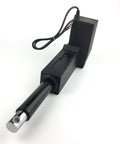 Beefy 12V 24V DC Electric Linear Actuator With 400mm Stroke, 8000N Max Thrust, black casing and cable connection