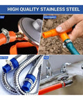 Get Your Fix Fast With This Sick 82Pc Stainless Steel Worm Gear Clamp Kit Featuring Heavy Duty Adjustable Hose Clamps For Water And Oil Lines In All Sizes From Small To Giant. Stainless steel hose clamps on gas line, irrigation, heater hose, and pool hoses