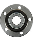 Rear Wheel Bearing And Hub Assembly Set For 2015 2018 Audi Q3, 2008 2009 TT, round metal hub with five bolt holes