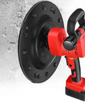 Job Site Ready Electric Drywall Sander With Six Adjustable Speeds, 15-inch pad, designed for smooth wall and ceiling prep.