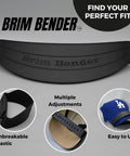 Cap Hat Curve Tool With Snap On Brim Bender Over Nine Curve Settings For Perfect Shape Without Over Bending One Size Fits All