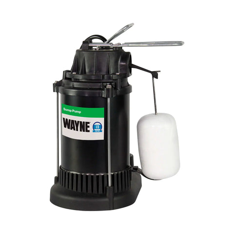 Built Tough Indoor Submersible Sump Pump SPF33 With Epoxy Coated Steel And Thermoplastic Build, Handles Up To 3,750 GPH