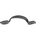 Hammered Black Drawer Pull With Three And One Quarter Inch Centers For Antique Cabinets Dresser Drawers And Desks Made Of Steel With Gloss Black Finish Reproduction Furniture Hardware Easy To Install Includes Mounting Screws Vintage Arrow End Handle