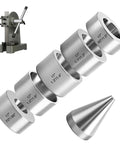 17 Degree Folding Reduction Die Set 5 Piece Pro Grade Heavy Duty Stainless Steel Stabilizer Folding Cone Dies With Size And Degree Markings