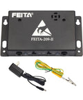Dual ESD Wrist Strap Monitor And Tester With Online Grounding Status Alarm, accessories and power adapter included