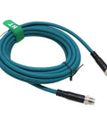 M12 Ethernet Cat7e Cable 8 Pin X Coded Male To Male For Cognex Basler Baumer Keyence Sensor Camera High Speed 25m