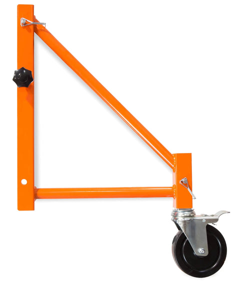 Baker Scaffold Outriggers With 5 Inch Locking Casters, 4 Pack For Rolling Steel Scaffolding, Universal Fit, Dual Lock Brakes Detail