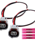 2 Pin Side Marker Light Connector For Lexus ES330 RX330 2004 2005 2006 Easy Install Pigtail Wire Harness Copper Insulated Wires