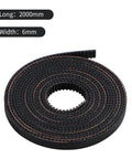 2M GT2 Timing Belt Kit for 3D Printers Hot Upgrade 6mm Wide 2mm Pitch Flexible PU Belt With 6 Copper Sleeves For Ender 3 Series