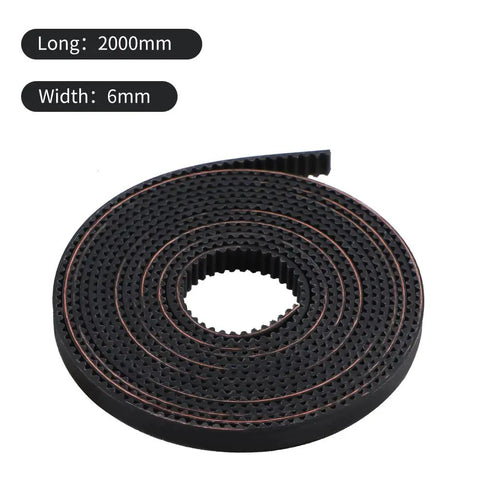 2M GT2 Timing Belt Kit for 3D Printers Hot Upgrade 6mm Wide 2mm Pitch Flexible PU Belt With 6 Copper Sleeves For Ender 3 Series