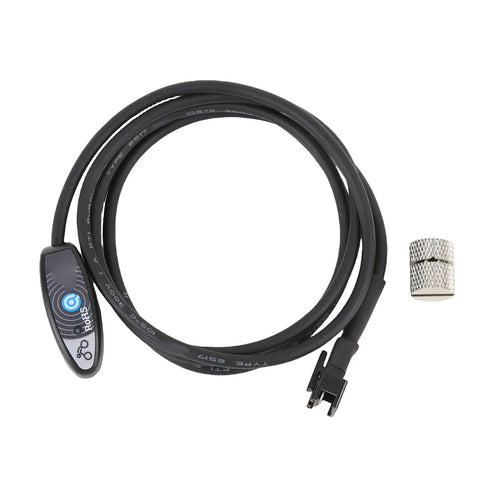 External Electric Bike Speed Sensor Cable With Real Time Feedback And Premium ABS Build Wide Compatibility For Most E Bikes Enhance Cadence Readouts And Cycling Performance On Every Ride, coiled cable with connector and cap