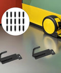Black Iron Slat Wall Panel Hooks Set For Garage Storage And Retail Display Must Have Versatile Metal Wall Hangers For Tools