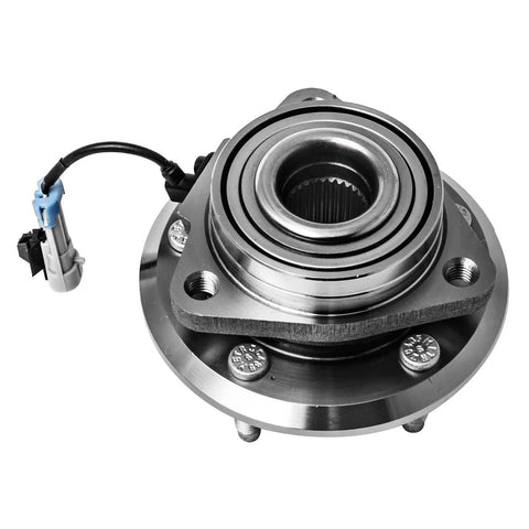 Front view of Wheel Hub and Bearing Assembly Left or Right With ABS Fits Captiva Sport Equinox Pontiac Torrent Saturn Vue Suzuki XL7 AUQDD 513276