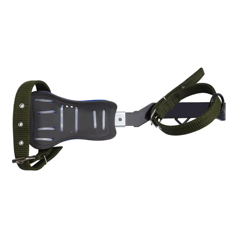 Pro Grade Tree Climbing Spikes Set With Safety Belt And Gloves Adjustable Non Slip Pedal Climbing Gear side view